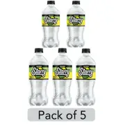 Starry Lemon Lime Zero Sugar Soda Pop, 20oz Bottles, Pack of 5