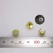 500pcs Cone studs Diameter 3/8"(9mm) DIY Rock Punk stuffs gold converse reform