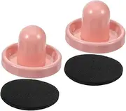 VANZACK 2pcs Air Hockey Pusher Paddles Ice Hockey Machine Replacement Parts Game Accessories Abs Plastic for Versatile Use