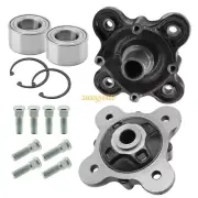 2 SET Rear Wheel Hubs W/Bearings Studs for Polaris Ranger XP 900 Ranger XP 1000