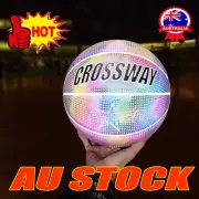 Glow In The Dark Basketball Light Up Holographic Basketball Reflective Boys GiHI