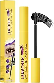 Bubble Mascara, Eyelash Mascara - Buildable Volumizing Waterproof Smudge-Proof Primer Cosmetics Make Up For Sensitive Skin Eyebrow Enhancement