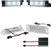 MKVAXR 24-SMD LED License Plate Light Lamps, for OPEL, for VAUXHALL Adam, for Astra H, for Astra J, for Astra K Cascada Corsa C Corsa D Corsa E Insignia A Car Number Plate Light(3 SMD)