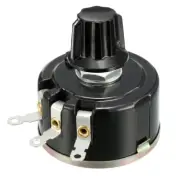 4K7 Ohm Variable Resistors Single Turn Rotary Carbon Film Potentiometer W Knobs