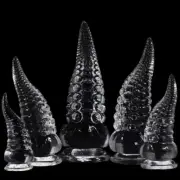 Octopus Tentacle Dildo Huge Large Anal Butt Plug Textured Adult Sex Toy S to XXL