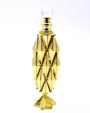 Ciel Collectables Jeweled Tall Perfume Bottle. Hand Set Swarovski Crystals