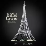 10001pcs Eiffel Tower 10307 Paris Architecture Model Building Assembly 1.5m Kit