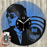LED Clock Noel Gallagher LED Light Vinyl Record Wall Clock LED Wall Clock 2408