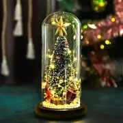 Tabletop Mini Christmas Tree LED Lights Bed Side Decoration Ornament Xmas Gift