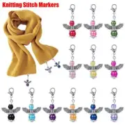 Knitting Stitch Markers Locking Stitch Markers Crochet Stitch Lock Angel