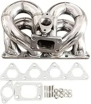 Xuanqingyi Store Turbo Manifold Horn Equal Length Bottom Mount