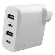 [CY4769PDWCH] PowerPlus 45W Multi Port Fast Wall Charger White, 2xUSB-C PPS (45W)