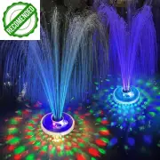 Floating Pool Fountain Underwater Light Show - Rechargeable Battery Sprinkler
