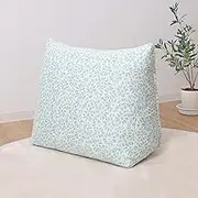 Astro 613-62 Cushion Storage Bag, Green, Scandinavian Pattern, Duvet Storage Bag, Cushion Cover, Triangular Shape, Comforter, Blanket, Storage Case, Storage Cover, Showing Storage, Backrest, Back