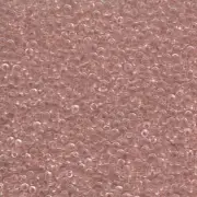 Miyuki Seed Beads 6/0 Transparent Lt Tea Rose 6-155 Glass 20g in Tube Round Pink