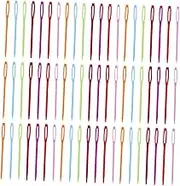 VILLFUL Threading Needles for Sewing Tools 100pcs Large Eye Sewing Needles for Craft Yarn