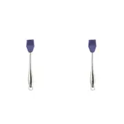 2x Dexas Silicone 27.5cm Baster Brush Barbecue/BBQ Basting Cooking Utensil PRPL