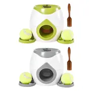 Interactive Dog Toy Tennis Feeder Machine for Training and Treat Rewards