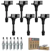 Ignition Coil & Champion Spark Plug Set for 2004-2009 Nissan Quest 3.5L UF349 (for: Nissan)