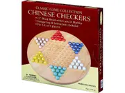Chinese Checkers: Wood with Marbles HSN07500