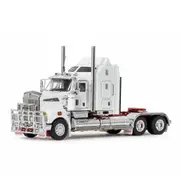 Drake 1:50 Scale Kenworth T909 Australian White With Red Chassis Truck Model