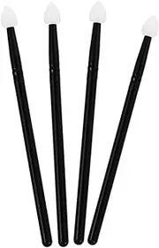 DONFAMDS Soft Eyeshadow Makeup Brushes Set 4pcs Eyeshadow Applicator Tools for Smooth Application for Travel Daily Use