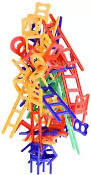 Chairs and Ladders Suspend Family Game - Stacking and Balance Entertainment. 44