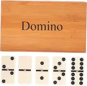 1 Set Funny Dominoes Sets Interesting Domino Box Household Domino Blocks with Box