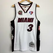 Dwayne Wade Miami Heat Hall of Fame Tribute Mitchell & Ness Jersey Large (44)