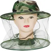 Beekeeper Antimosquito Bee Bug Insect Fly Mask Cap Hat with Net Mesh Face Protection