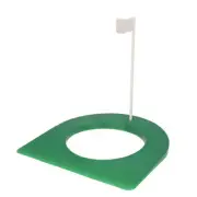 Plastic Trainer Aid Flag Regulation Putting Cup Indoor Yard Office Outdoor