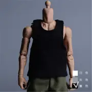 1/12 Scale Vest Tops Shorts Pants Clothes Male Action Figure Body Handmade