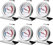 6PCS Refrigerator Freezer Thermometer - Refrigerator/Freezer/Fridge Temperature Cooler - Classic Series Large Dial Thermometer (6)