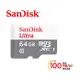米特3C數位–SanDisk 64GB Ultra Micro SDXC UHS-I 記憶卡(100MB﹧s)無轉卡