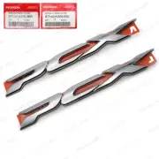2X Chrome Side Logo Decal Model For Honda PCX 150cc Bike 2013 '16