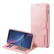 For Apple iPhone XR Case, SupRShield Wallet Leather Flip Magnetic Stand Case Cover For Apple (Rose Gold)