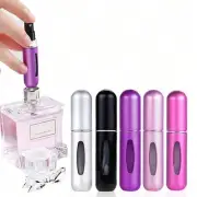 Portable 5pc Mini Perfume Refillable Atomizer Container Scent Empty Spray Bottle