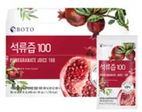 在飛比找Yahoo!奇摩拍賣優惠-韓國 BOTO 高濃度紅石榴美妍飲 石榴汁 80ml(30入