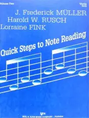 Quick Steps To Notereading, Vol 2 - Violin Composed by Harold W. RuschLorraine F