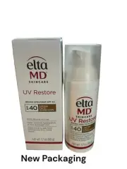 Elta MD UV Restore Broad Spectrum SPF 40 Tinted 1.7oz New Packaging Exp 4/2026