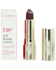 Clarins Women's 0.1oz 738V Royal Plum Joli Rouge Velvet