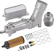 AOLIHAN 926-959 Upgraded Aluminum Engine Oil Cooler Fit For 2011-2016 Chrysler 200/300/Town&Country 3.6L,Oil Filter Housing Adapter For Dodge Challenger,Je/ep Wrangler/Grand Cherokee,Ram ProMaster