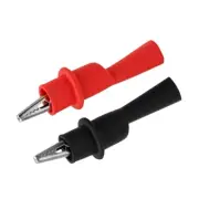 Upgraded 1 Pair Alligator Crocodile Test Clip Clamp For Multimeter Tester Probe