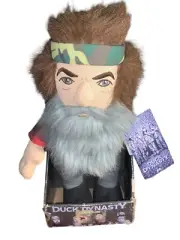 Duck Dynasty Phil Robertson 13" Plush non talking & Duck commander L gray TEE