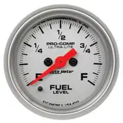 Autometer Ultra Lite Fuel Level Gauge Programmable Electric - 2 1/16 Inch, Full Sweep, AU4310
