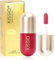 [KISSIO] Lip Plumper,Color Lip Plumper Gloss,Lip Enhancer,Plant Extracts Plumping Lip Serum,Moisturizing Lip Gloss for Fuller Lips & Hydrated Beauty Lips 5.5ml(05 Dogwood)