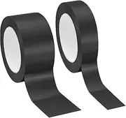 uxcell 22 Yard Bookbinding Tape, 2 Roll Cloth Bookbinding Repair Tape Book Binding Tape Self Adhesive for Repairing Old Books, Black