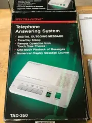 BRAND NEW SPECTRA-PHONE TELEPHONE ANSWERING SYSTEM MODEL TAD-350