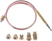 90CM Thermocouple Sensor Universal Thermocouple Replacement Patio Heater for Gas Fireplace Furnace Fire Pit Water Heater