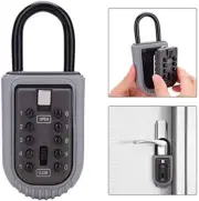 Key Lock Box,Realtor Key Lock Box Safe Lockbox 10-Digit Push Button Combination